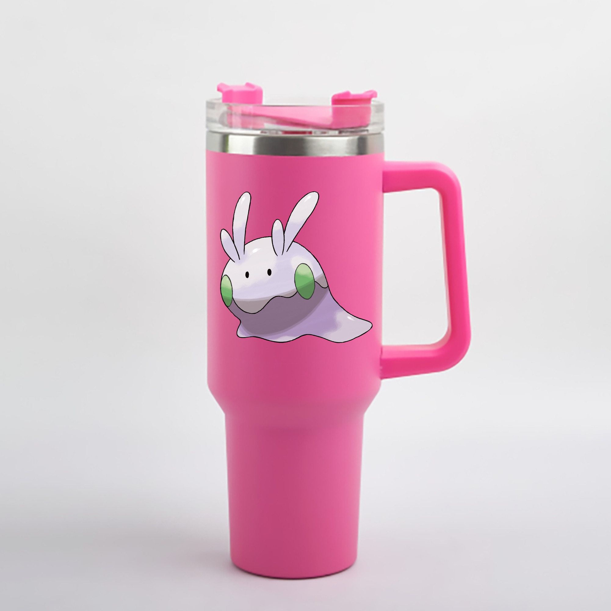 （画像用） ポケットモンスター Pokémon 1200mL車用タンブラー - クリスタルステッカー（プラスチックストロー付き）